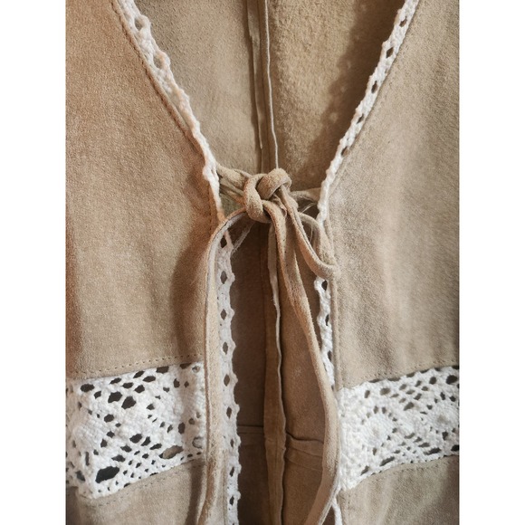 Wilson Leather Maxima Long Oversized Leather Boho Jacket Xl - Picture 6 of 15